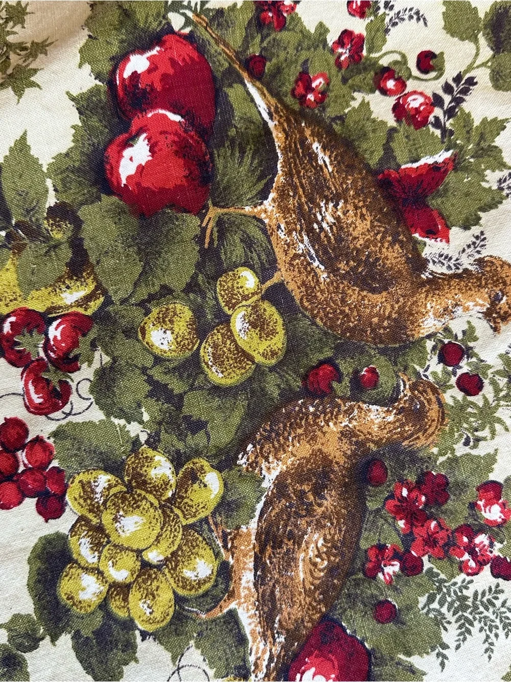 FLAWLESS Vintage 1960’s-1970’s Cotton tablecloth